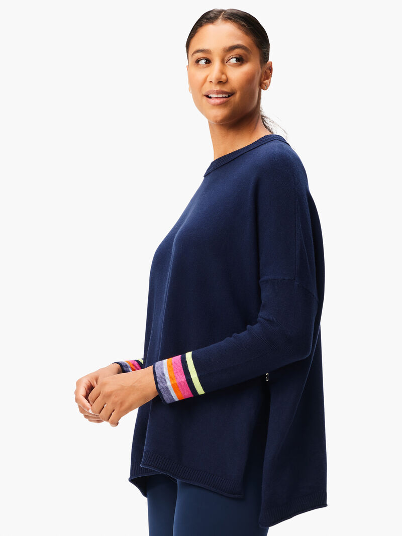 Woman Wears Cool Down Color Pop Sweater image number 1