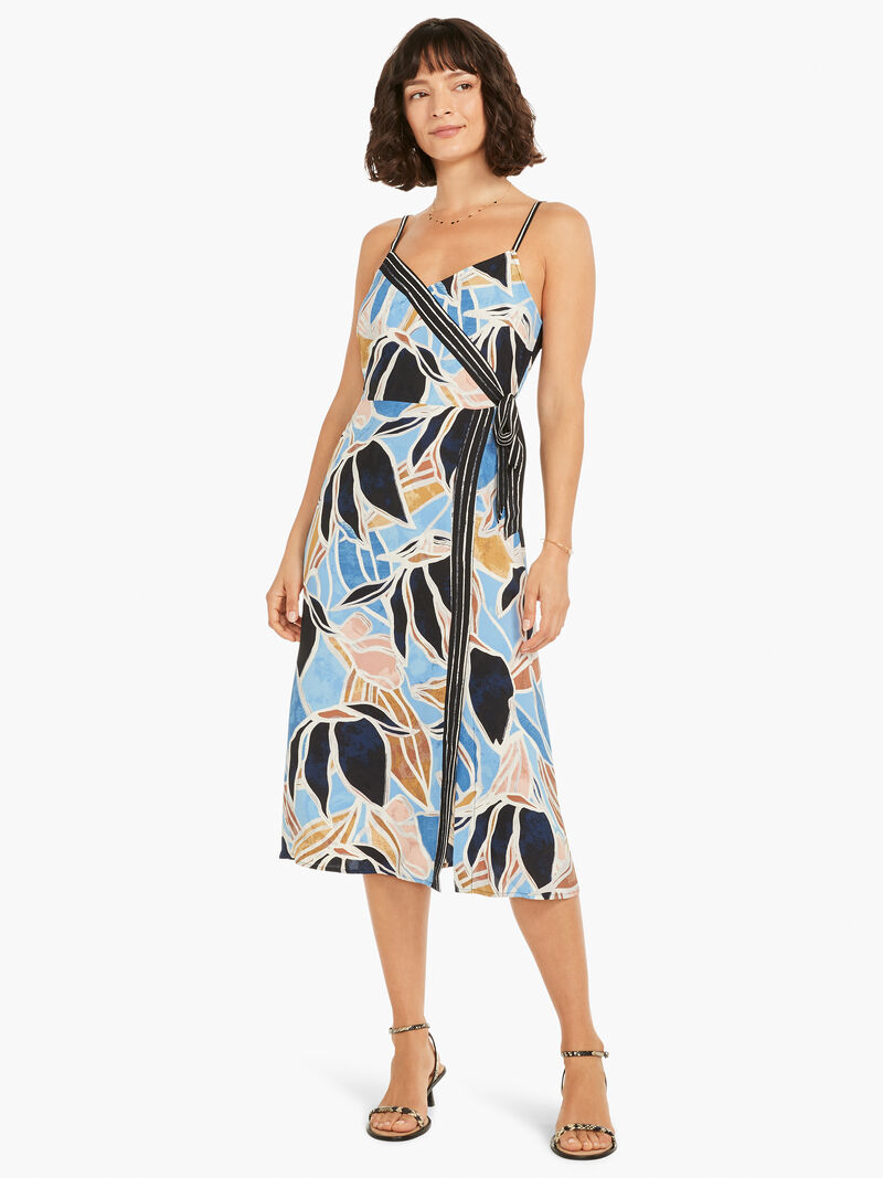 Woman Wears Sapphire Shades Dress image number 3