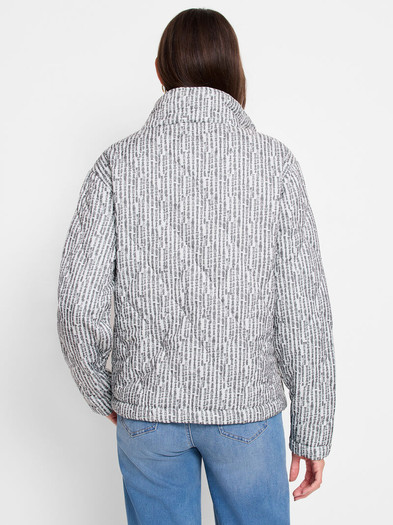 Woman Wears Throw On Quilted Puffer Jacket image number 3