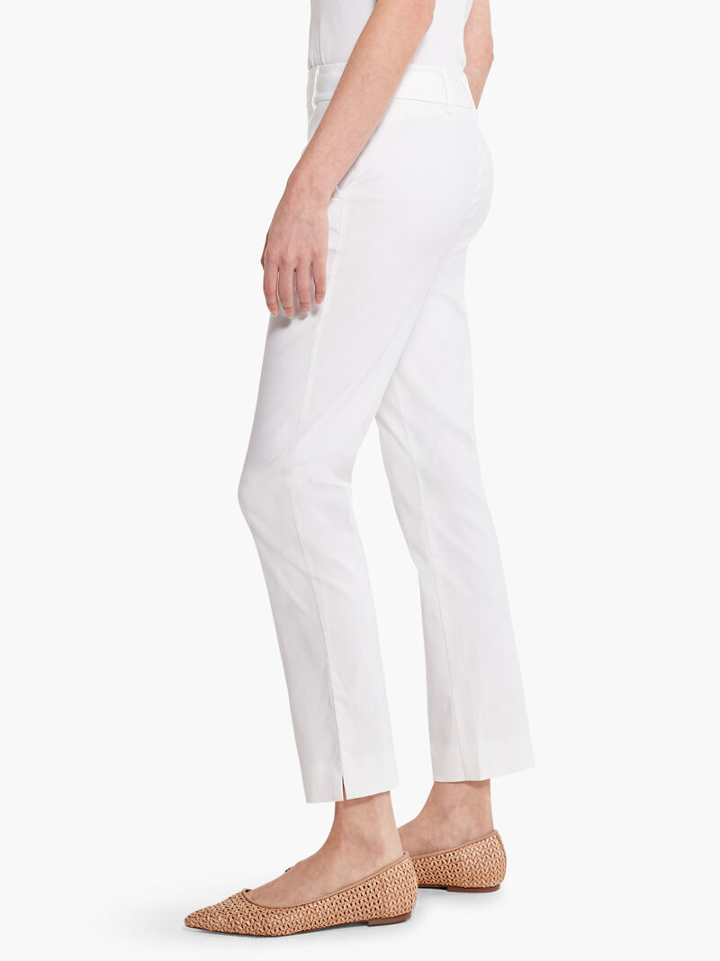 Woman Wears Polished Wonderstretch Straight Ankle Pant image number 2