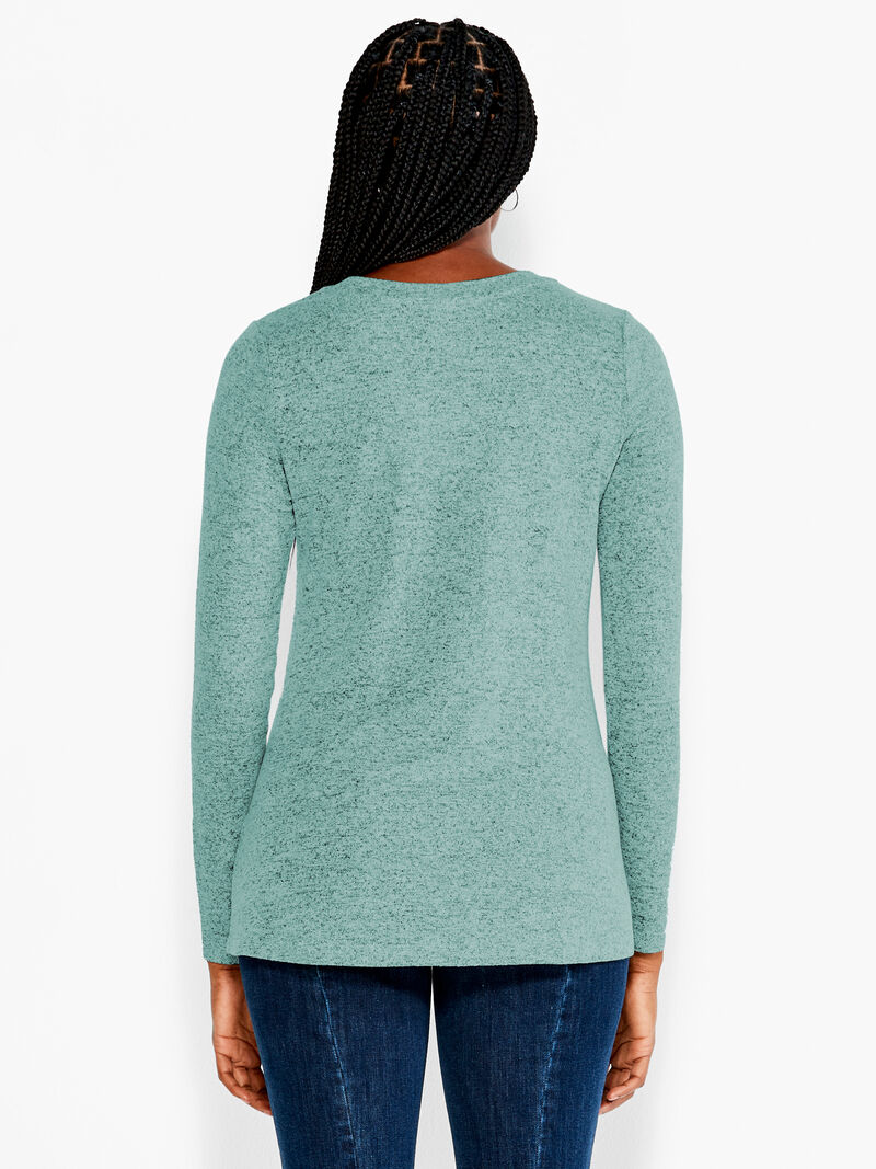Woman Wears NZT Sweet Dreams Long Sleeve Crew Tee image number 2
