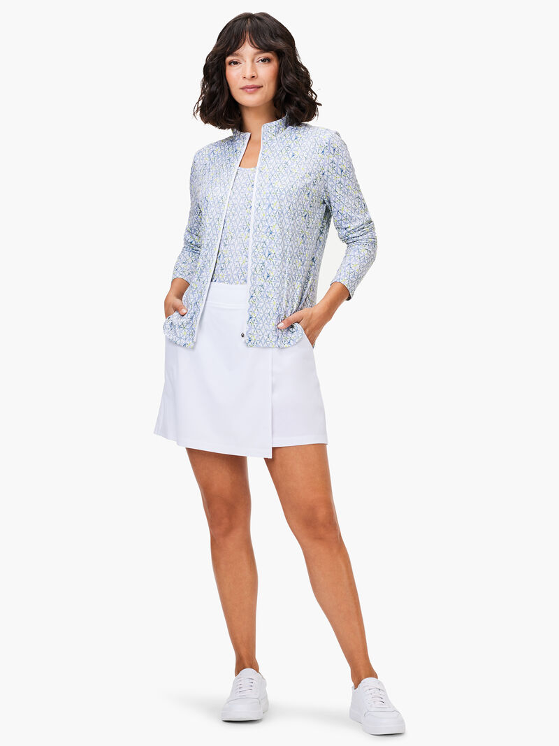 Woman Wears Abstract Kaleidoscope Flow Fit Jacket image number 3