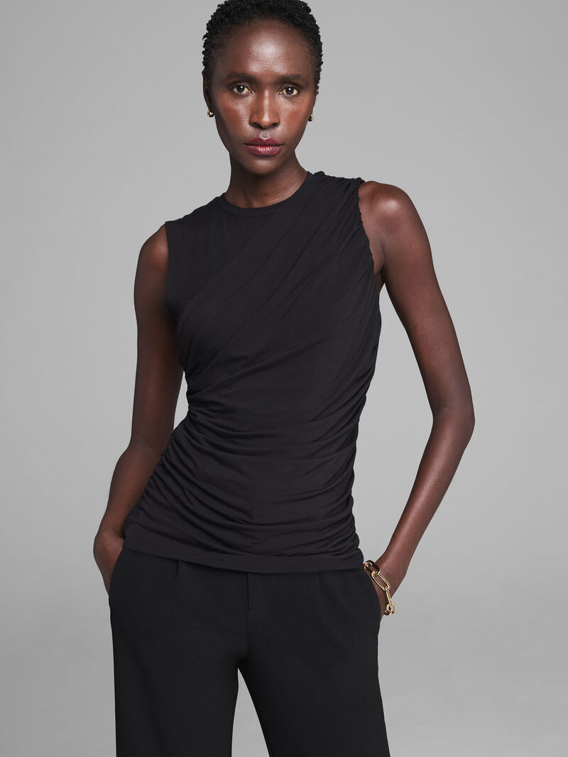Dramatically Draped Jersey Tank