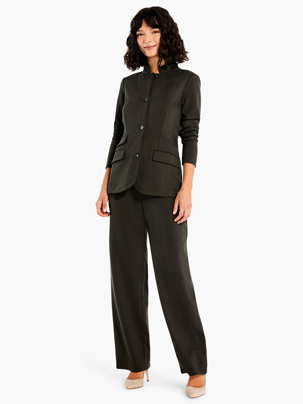 Drapey Ponte Blazer