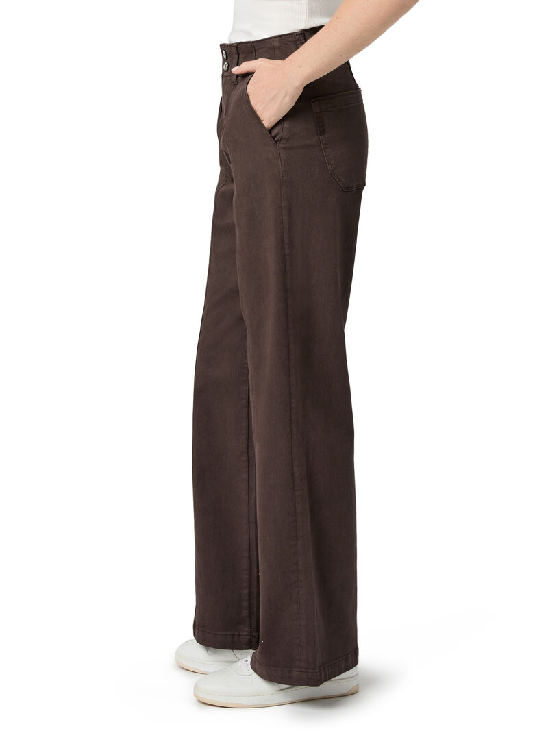 Woman Wears Paige - Brooklyn 31" Wide Waistband Jean image number 2