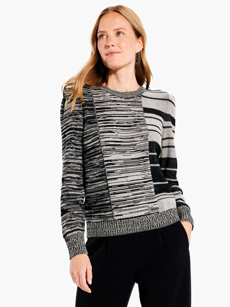 Woman Wears Mixed Musings Sweater image number 0