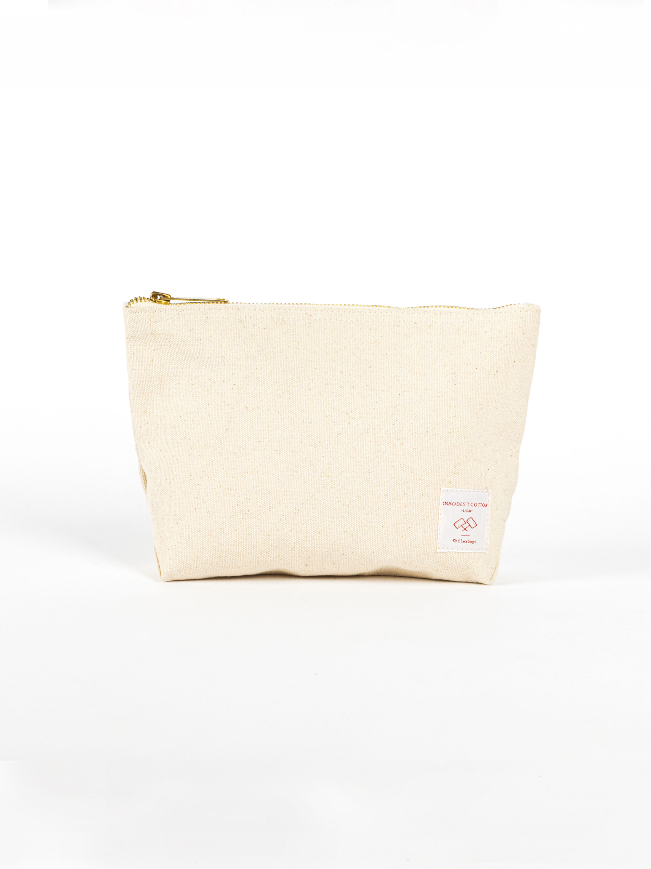 ☆MARHEN.J☆ Lina Mono Cotton Travel Pouch Half-Moon Leather Pouch