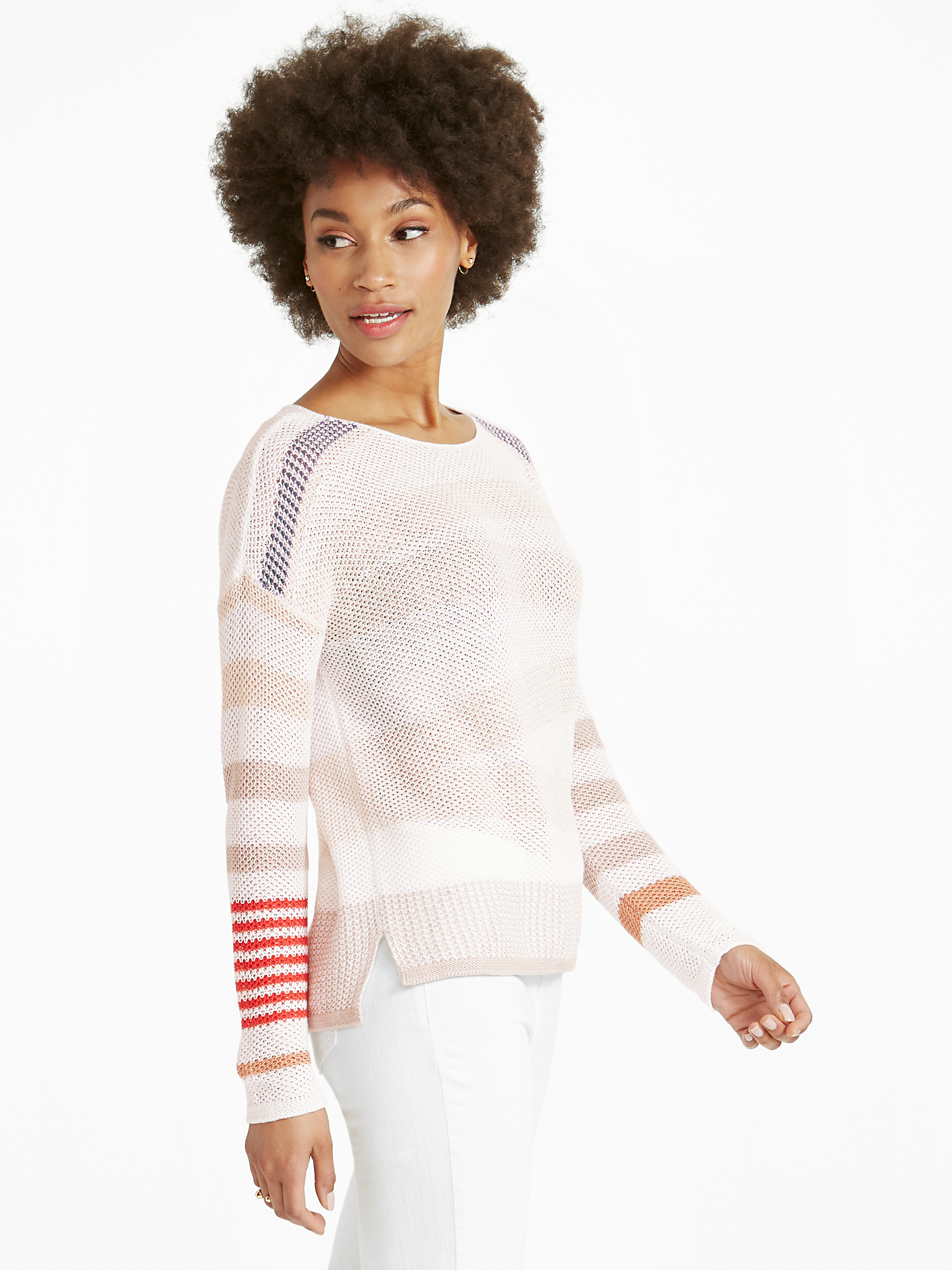 NIC+ZOE Womens Cannon Sweater