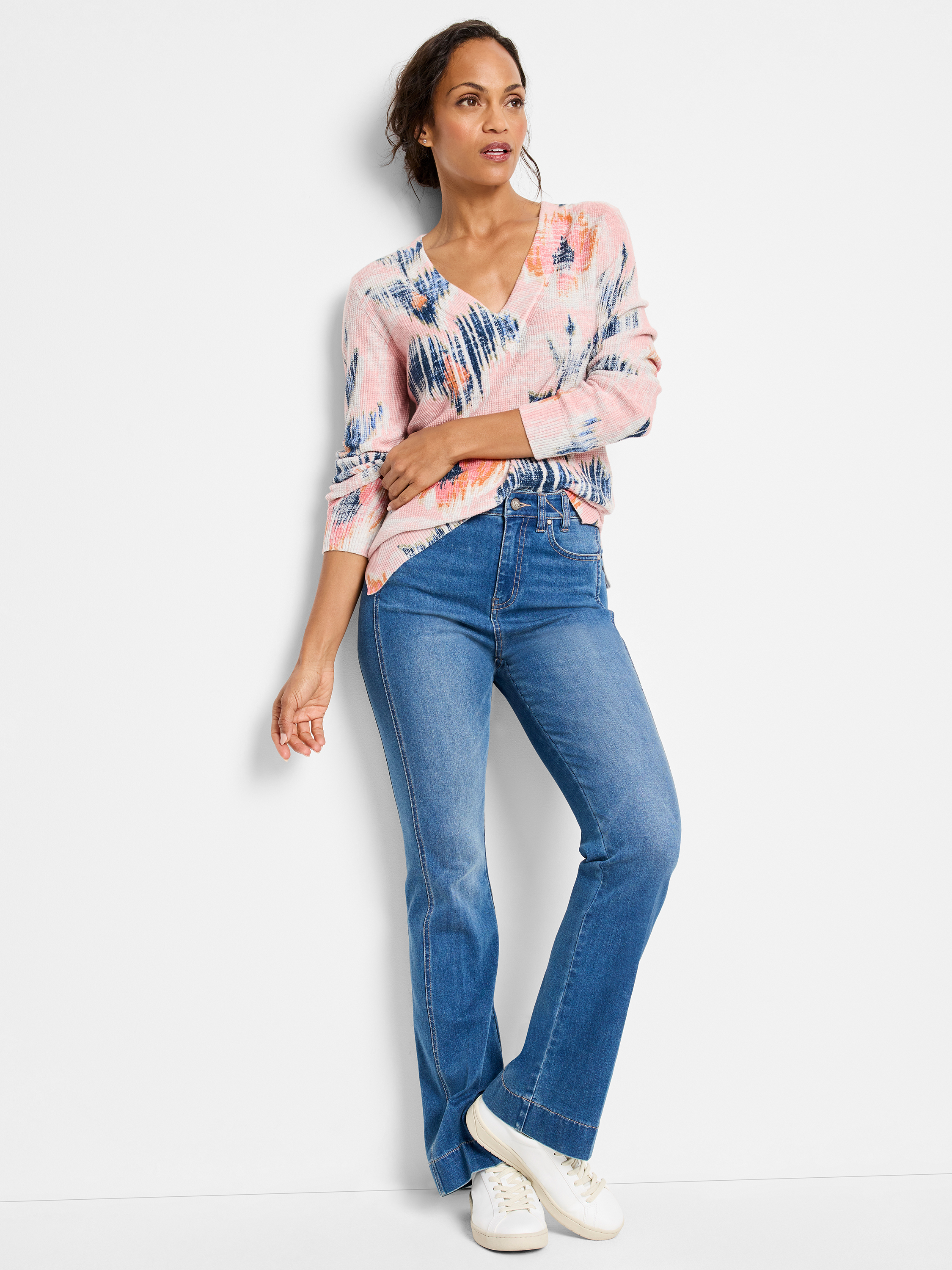 Waffle Small V-Neck Sweater – ULTIMUS