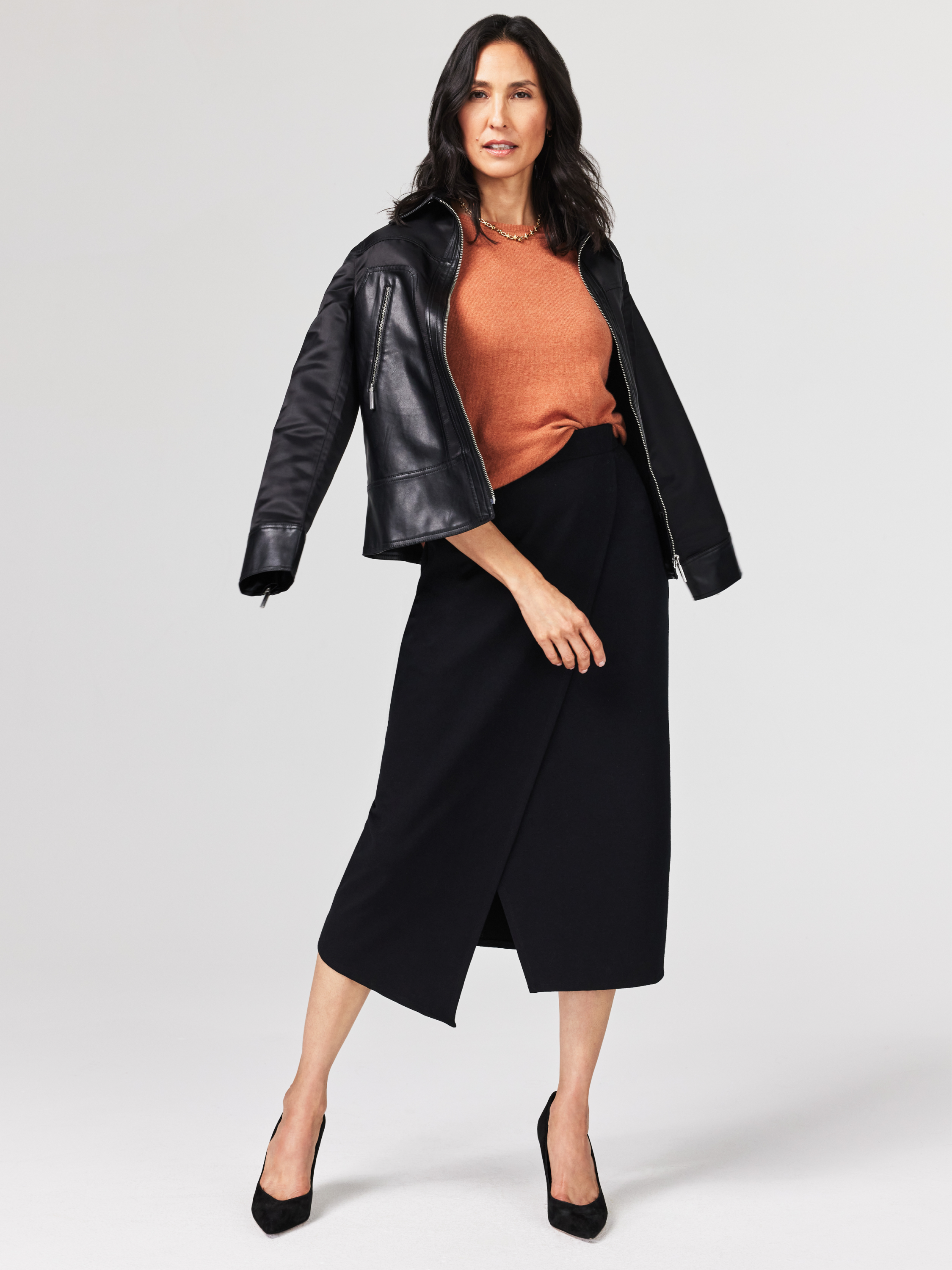 【NICK&NICOLE】VEGAN LEATHER OVERFIT JACKET Designer fashion, Seoul-fully created | W Concept