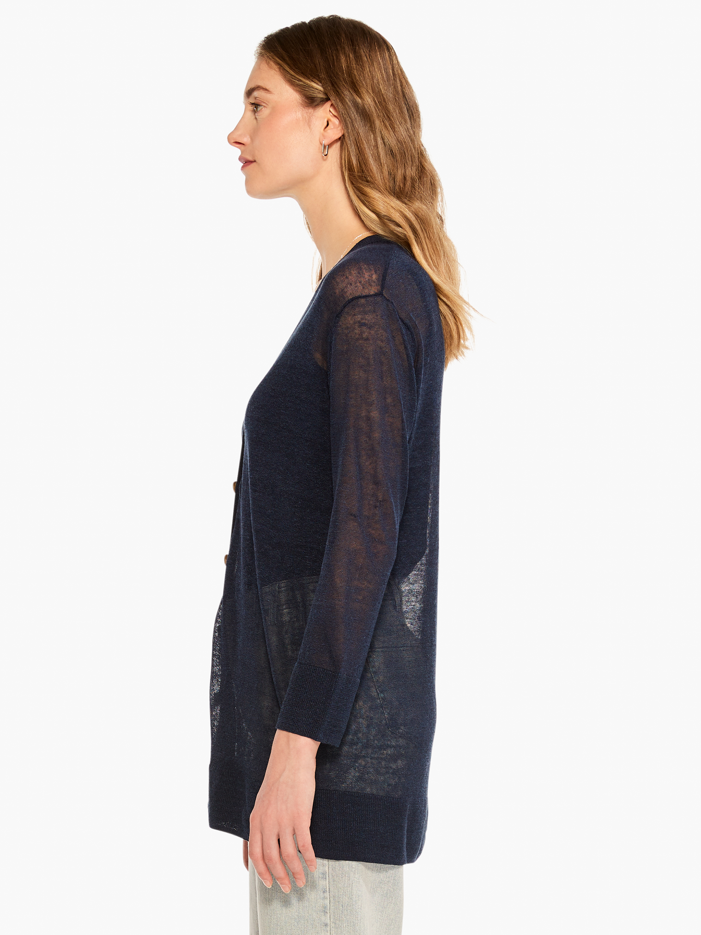 Featherweight Button Cardigan