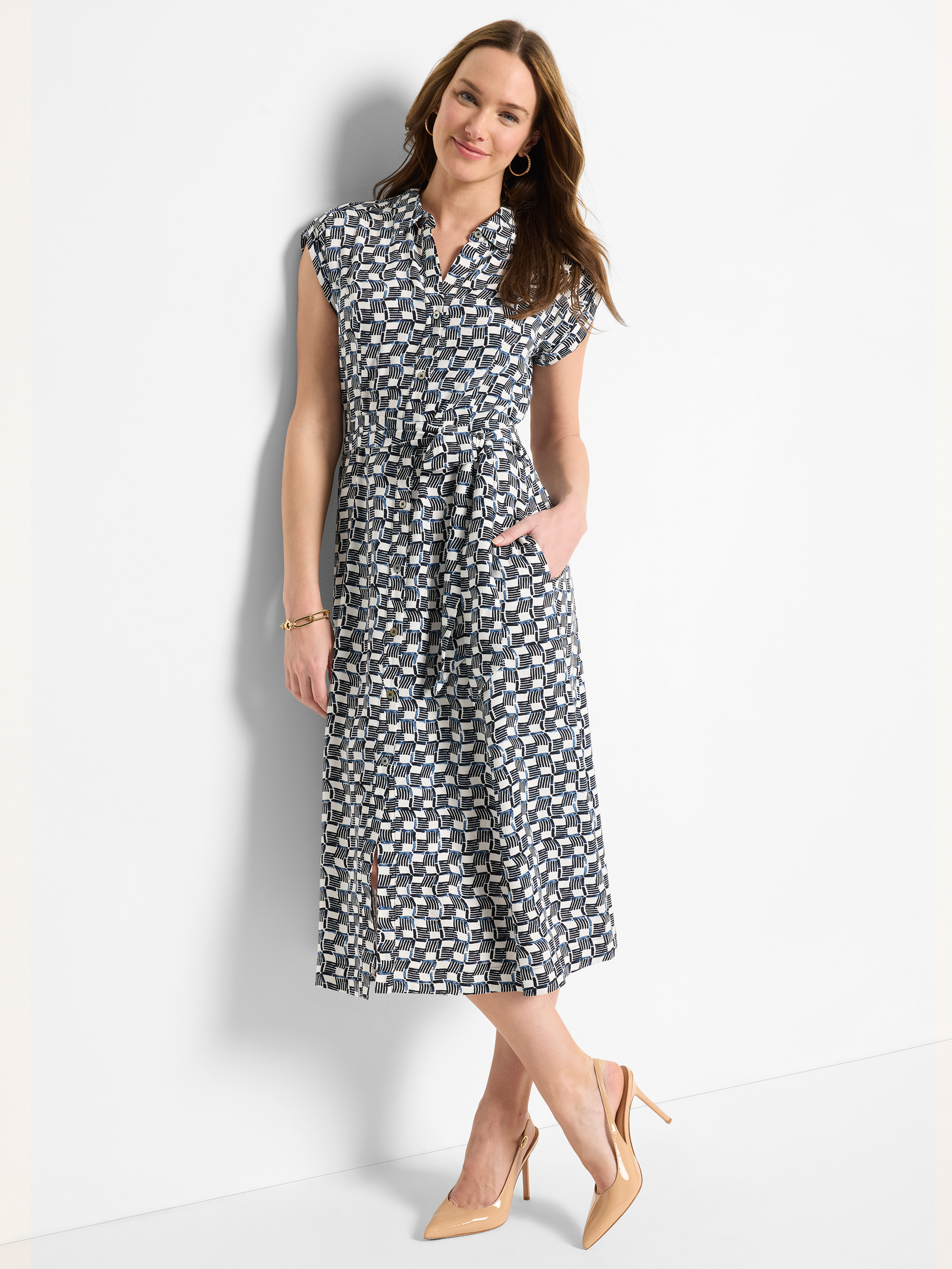 Basketweave Ecovero Sonni Dress