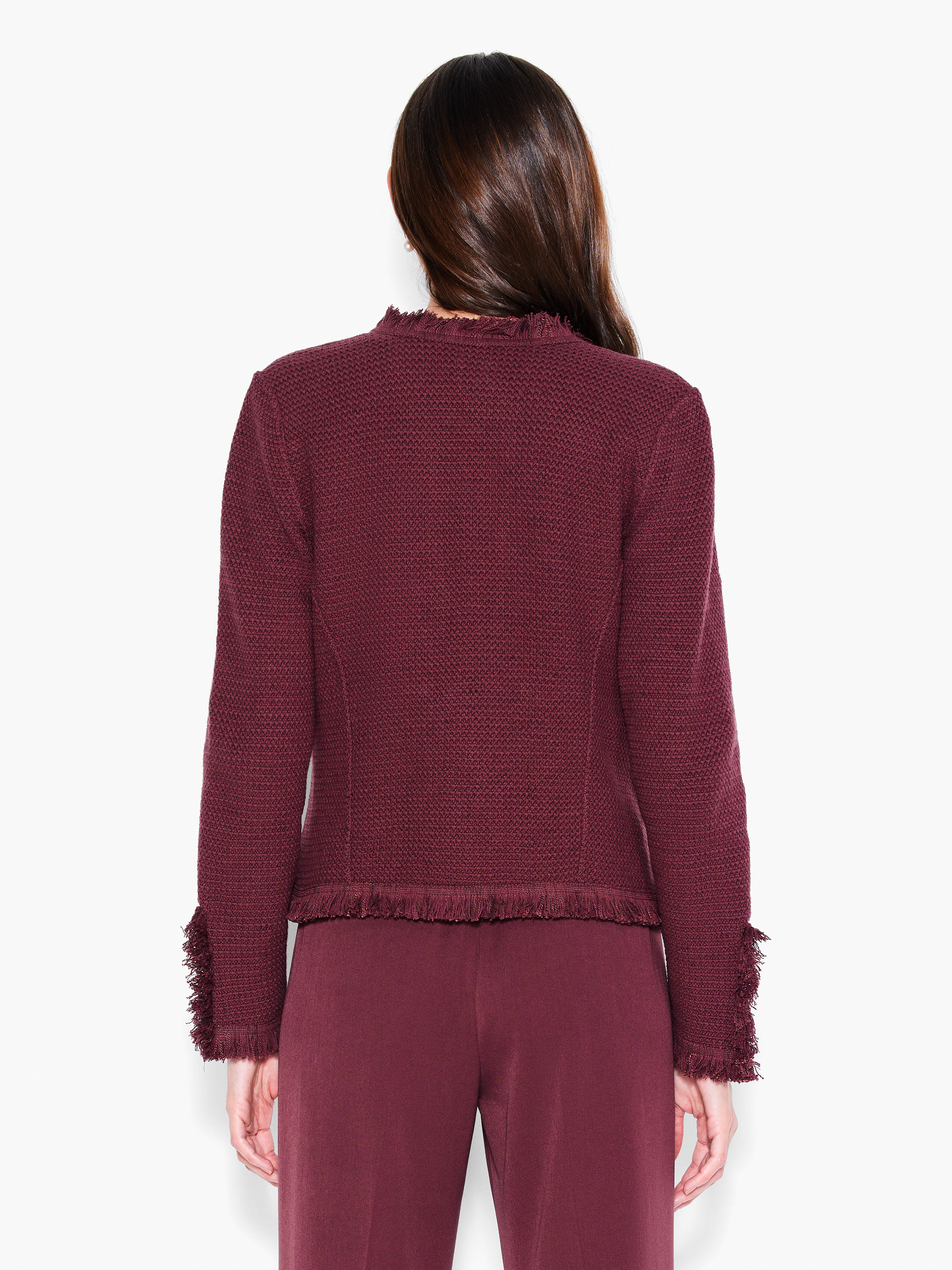 Fringe Mix Knit Jacket | NIC+ZOE