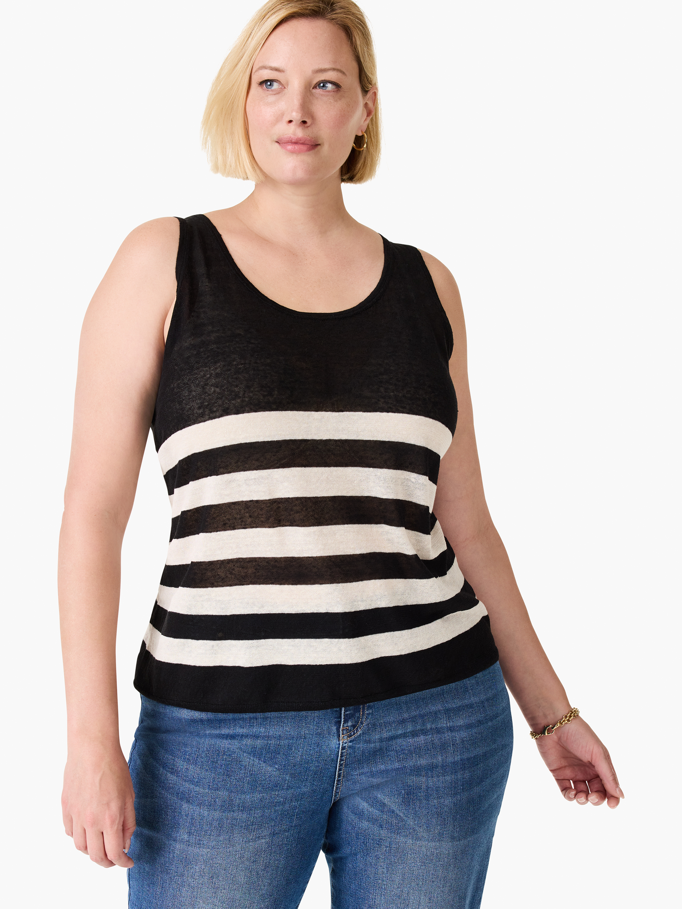 (取寄) ニックゾー レディース ストライプド ボート タンク NIC+ZOE women Striped Boat Tank Blue Multi Women's NIC+ZOE Striped Boat Tank | Zappos.com