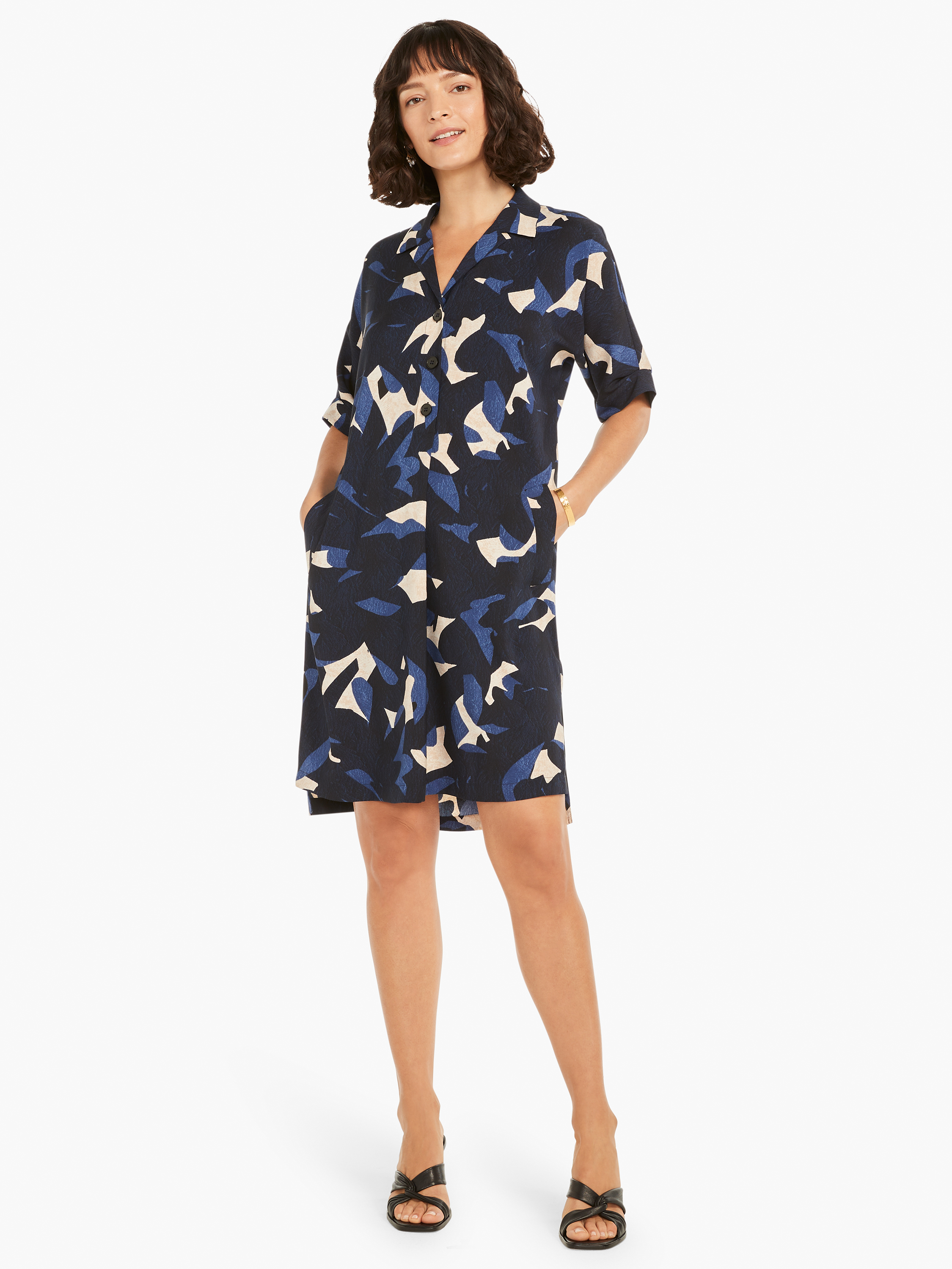 Warehouse bird on sale print dress
