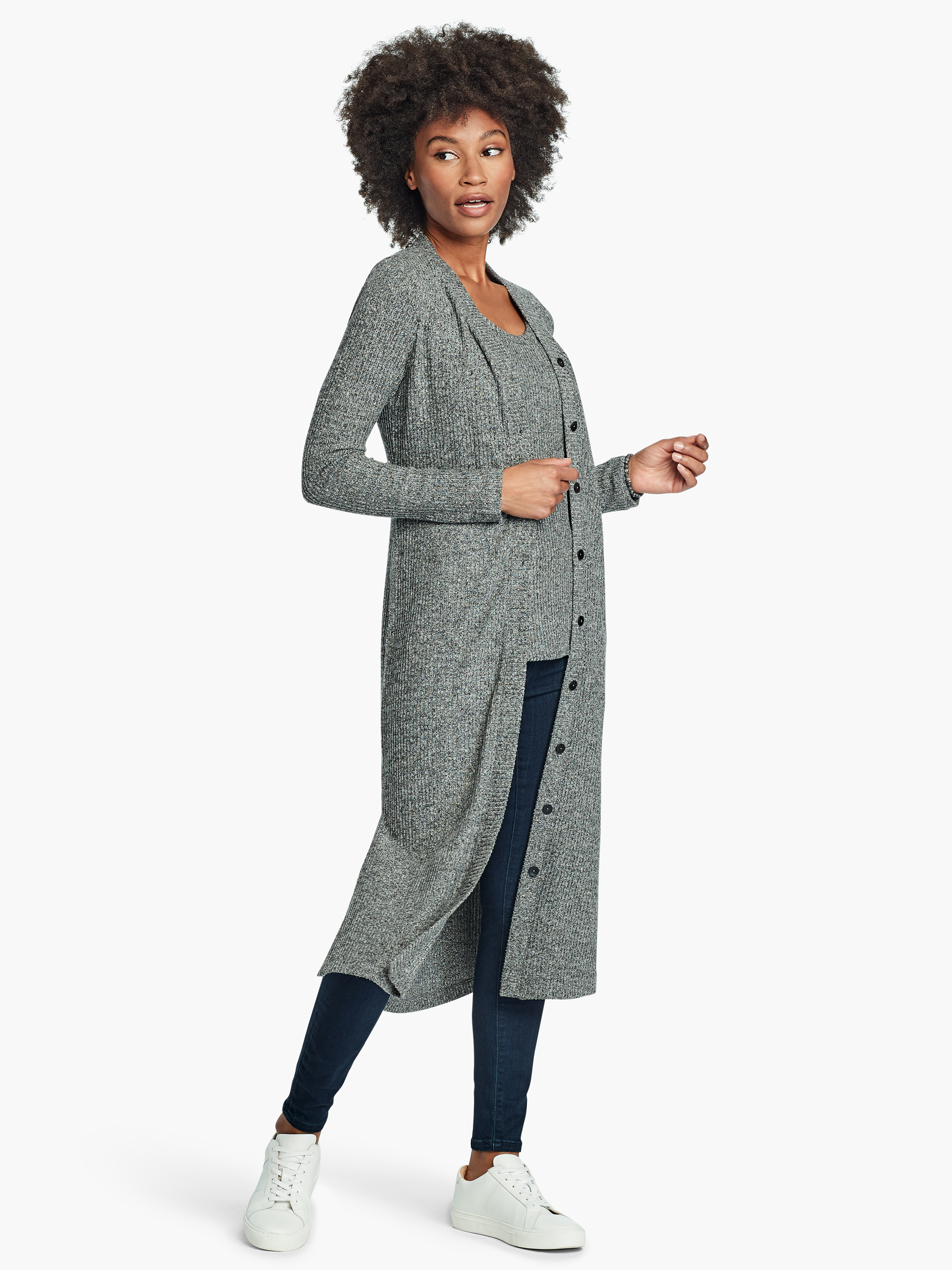 cozy ribbed duster