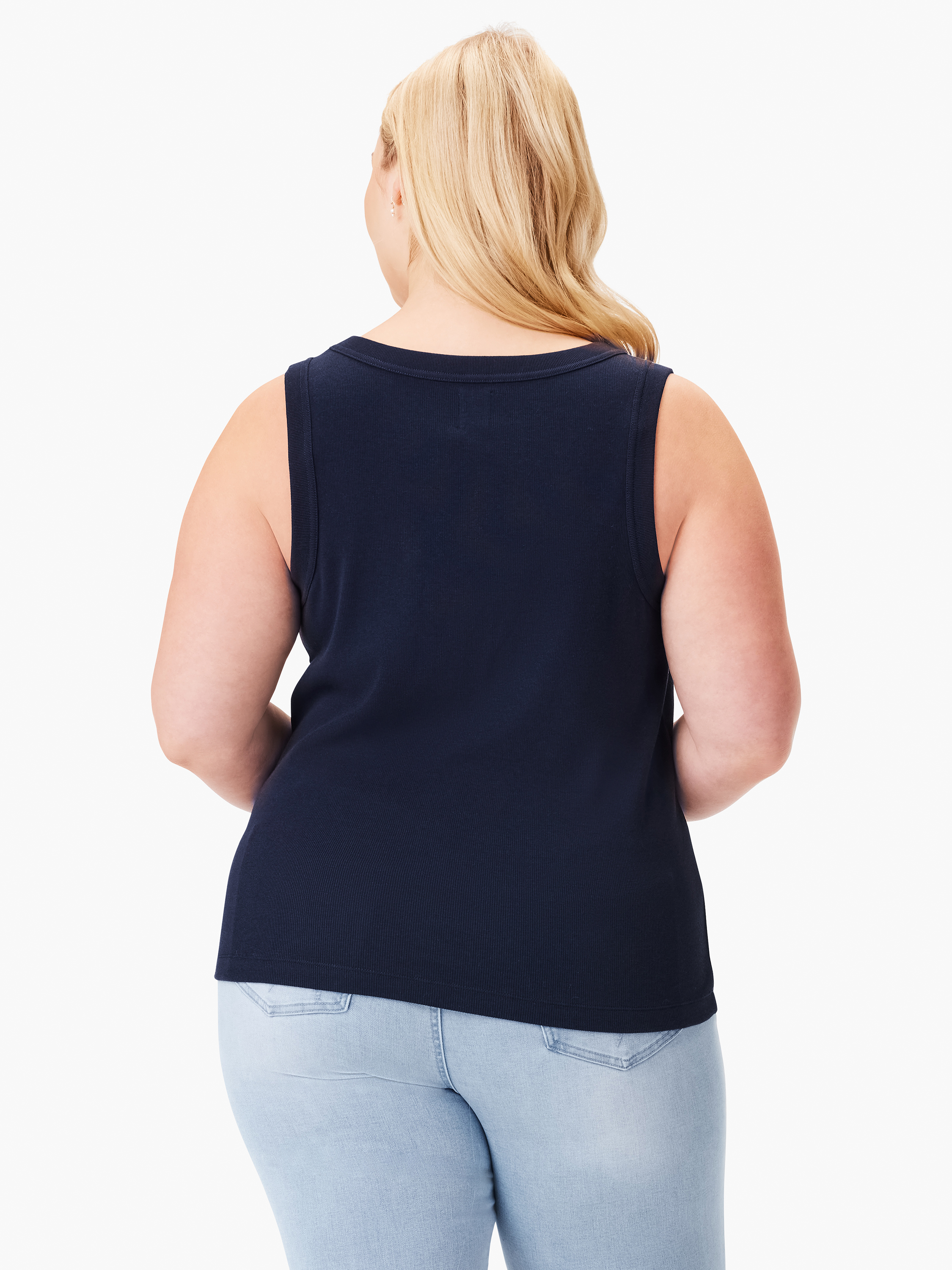 Perfect Knit Rib Scoop Tank | NIC+ZOE